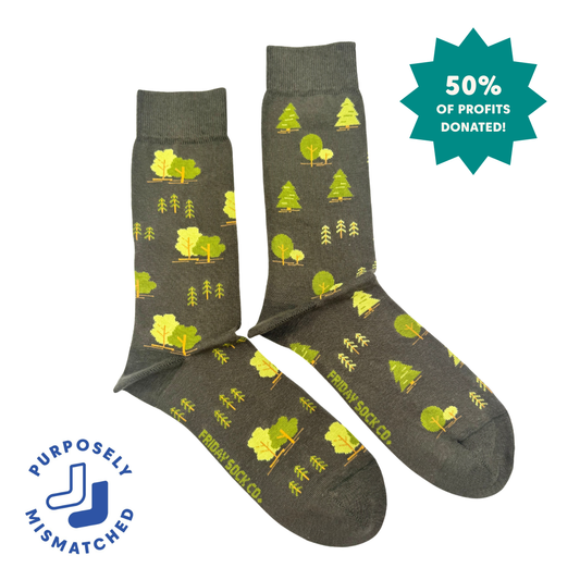 Friday Sock Co. - Men's Trees This Did Good Socks