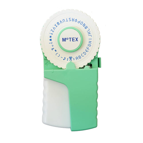 MoTEX Mini Embossing Label Maker Tape Writer: Sea Salt Mint