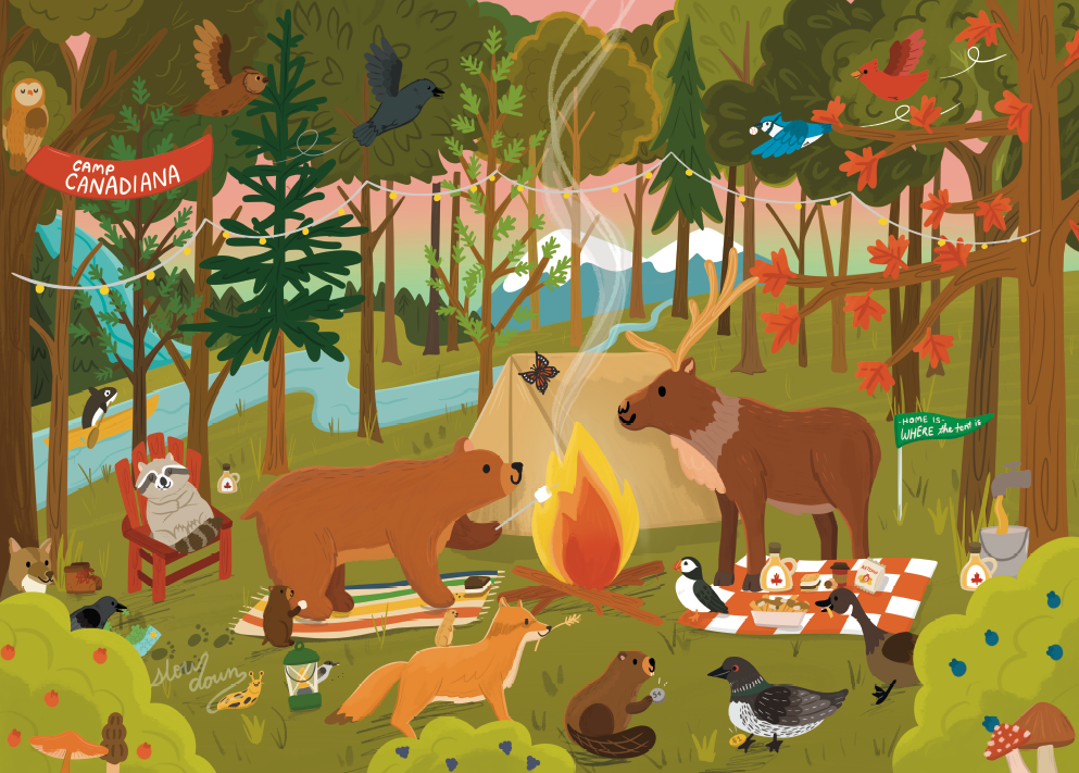 Villager Puzzles - Camp Canadiana | 250 Piece Puzzle