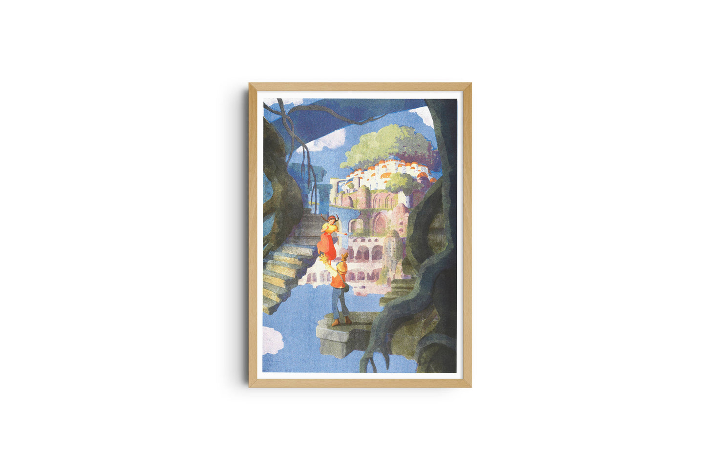 KIBLIND Atelier - CASTLE IN THE SKY Hifumiyo (A3 Print)