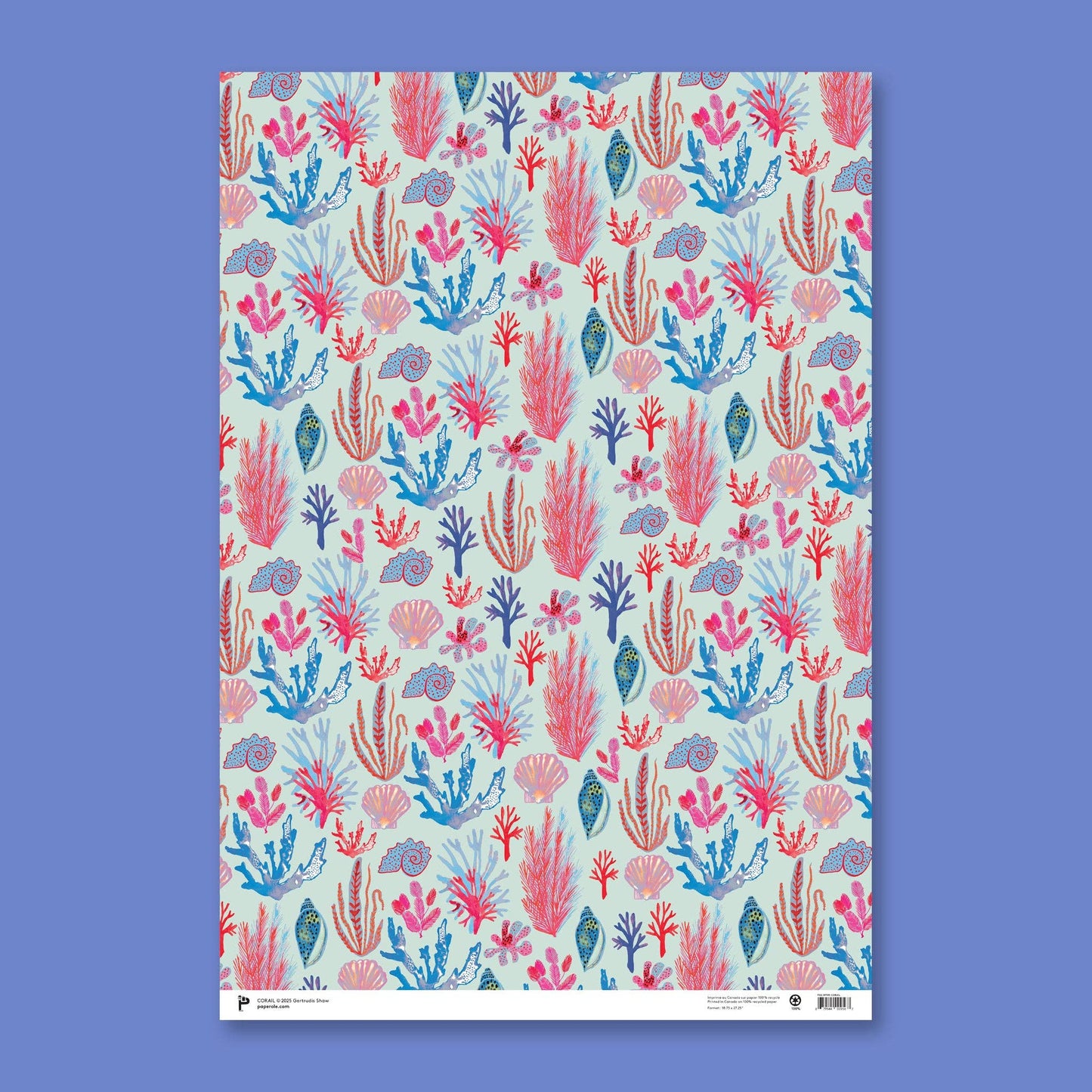 Paperole - CORAL Wrapping Paper