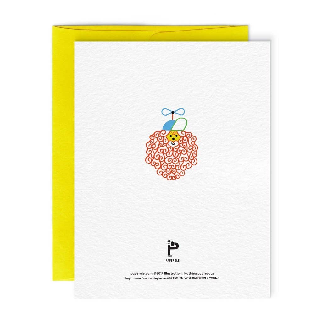 Paperole - FOREVER YOUNG Greeting card