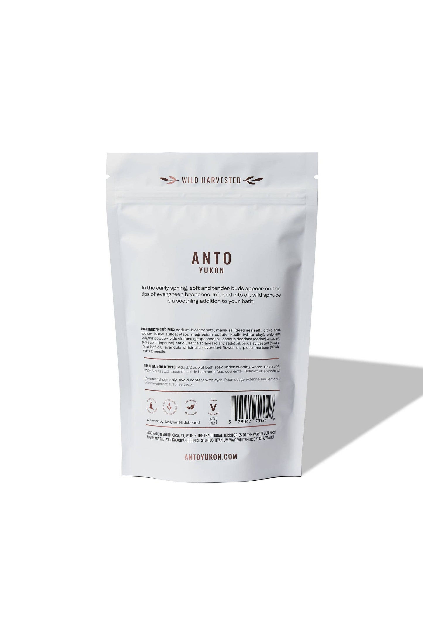 Anto Yukon - Foaming Spruce Bath Soak: 100 g