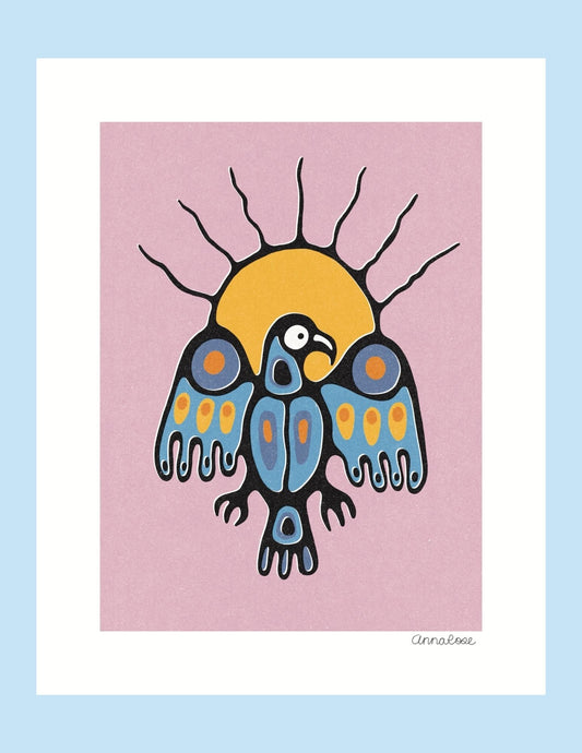 Anna Rose Artwork - Animikii Binesi Giiweki Print