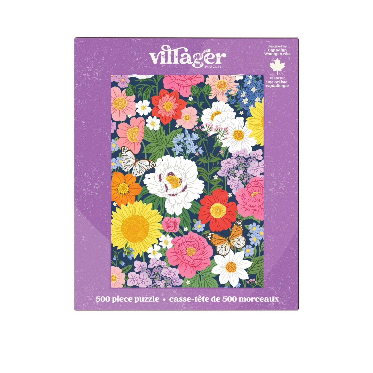 Villager Puzzles - Midnight Blooms | 500-Piece Puzzle