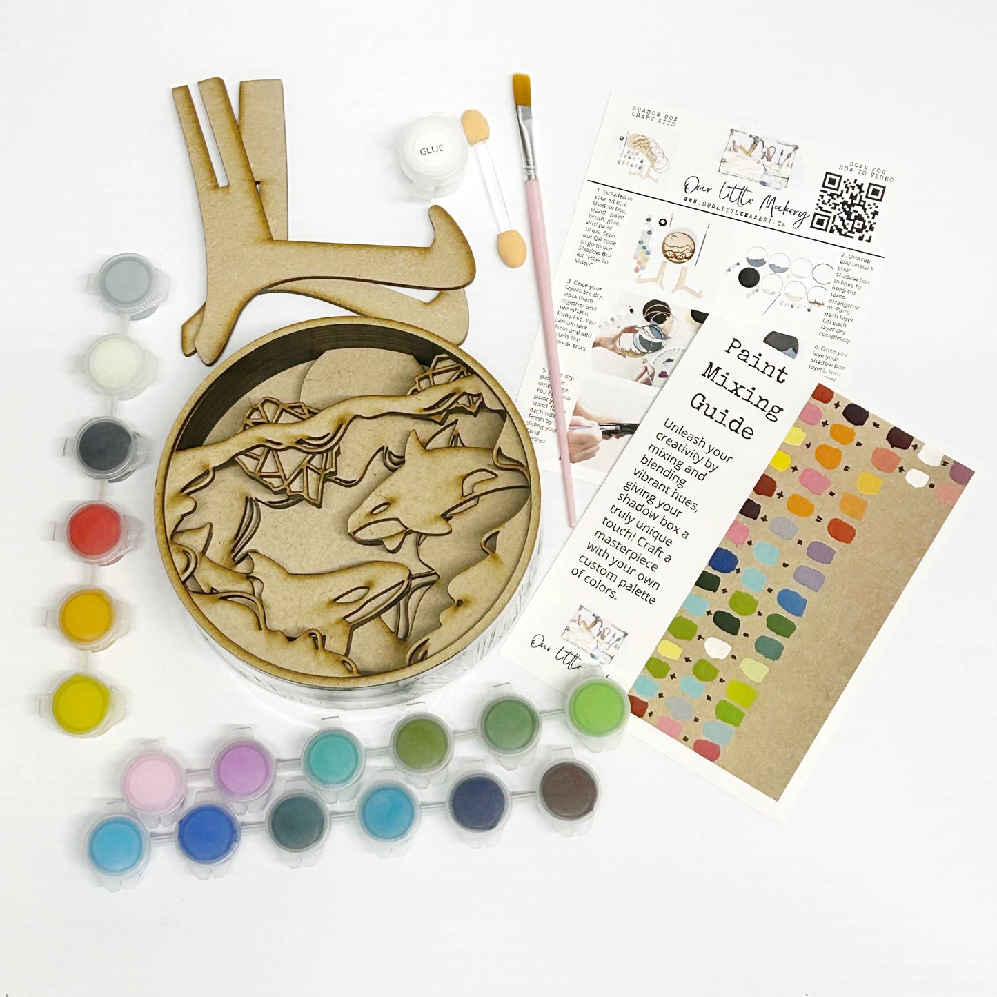 Our Little Makery - Orca Shadow Box Kit
