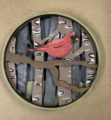 Our Little Makery - Bird Shadow Box Kit