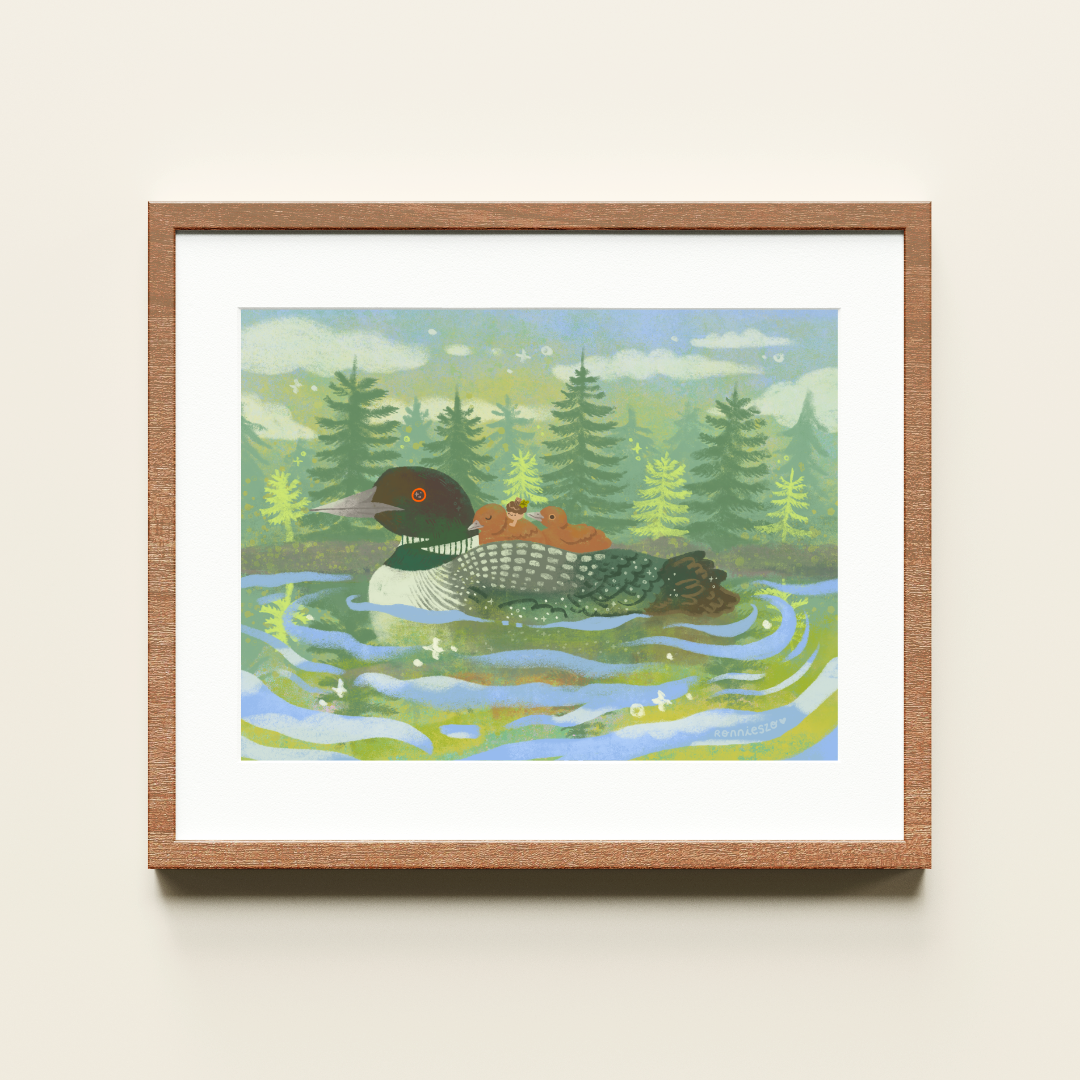 RonnieSzo Art - MUSKOKA LOON Art Print (8x10)