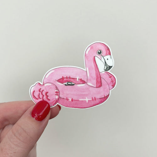Critter Co. - FLAMINGO FLOATIE Sticker