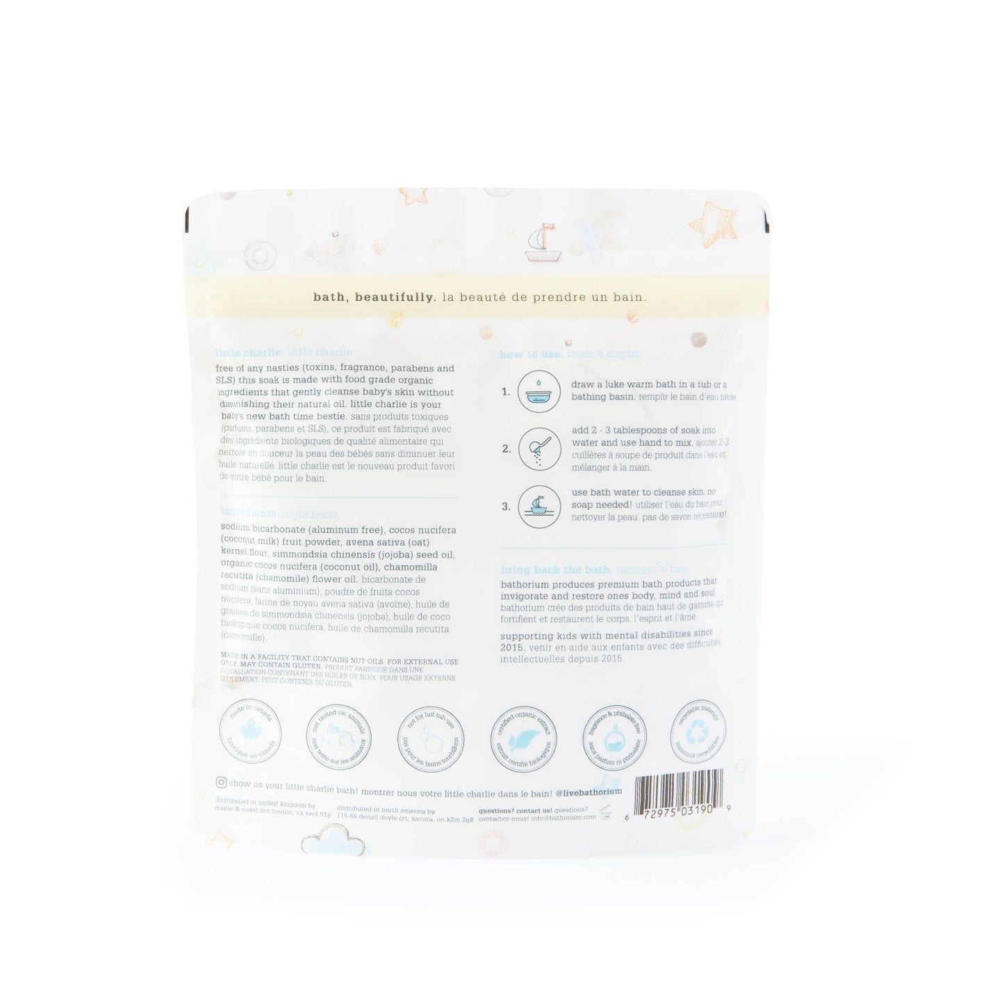 Bathorium - Little Charlie Baby Bath Soak (250g)