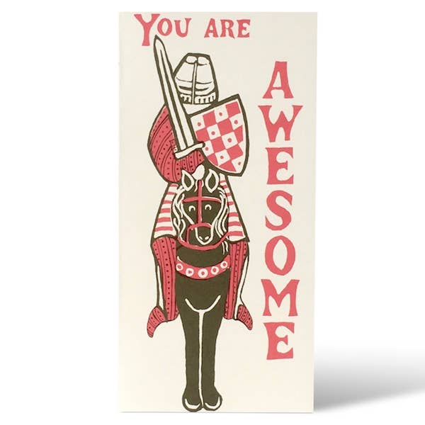 Cambridge Imprint - Long Card Awesome Knight