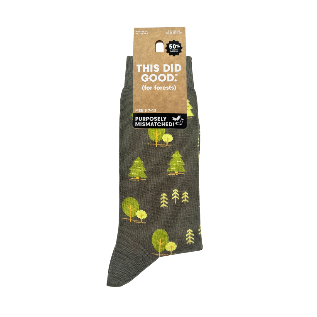 Friday Sock Co. - Men's Trees This Did Good Socks