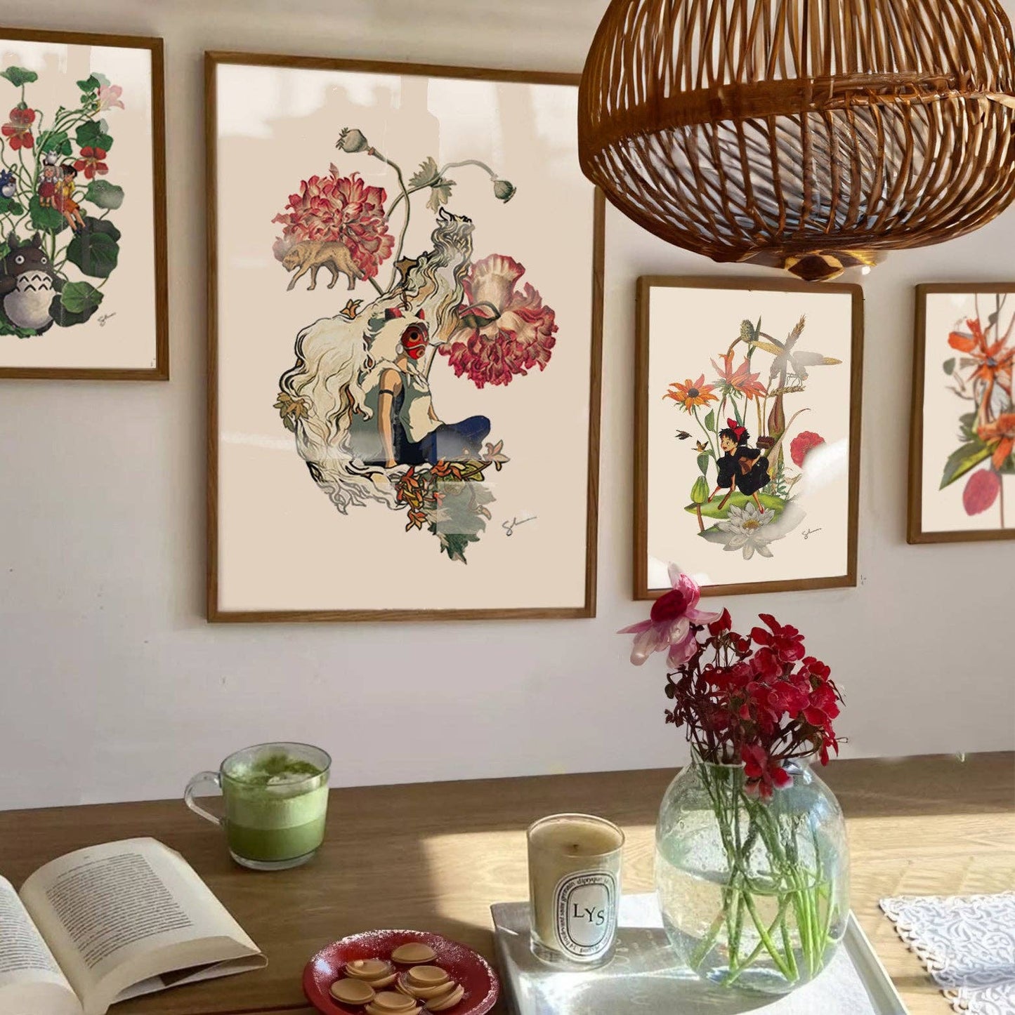 Clever Clippings - Ghibli inspired: Princess Mononoke - Fierce and Free (12"x16")