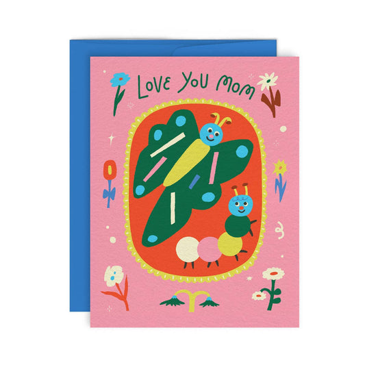 Paperole - LOVE YOU MOM Greeting Card