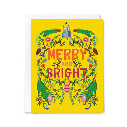 Happy Just Happy - MERRY & BRIGHT Greeting Card