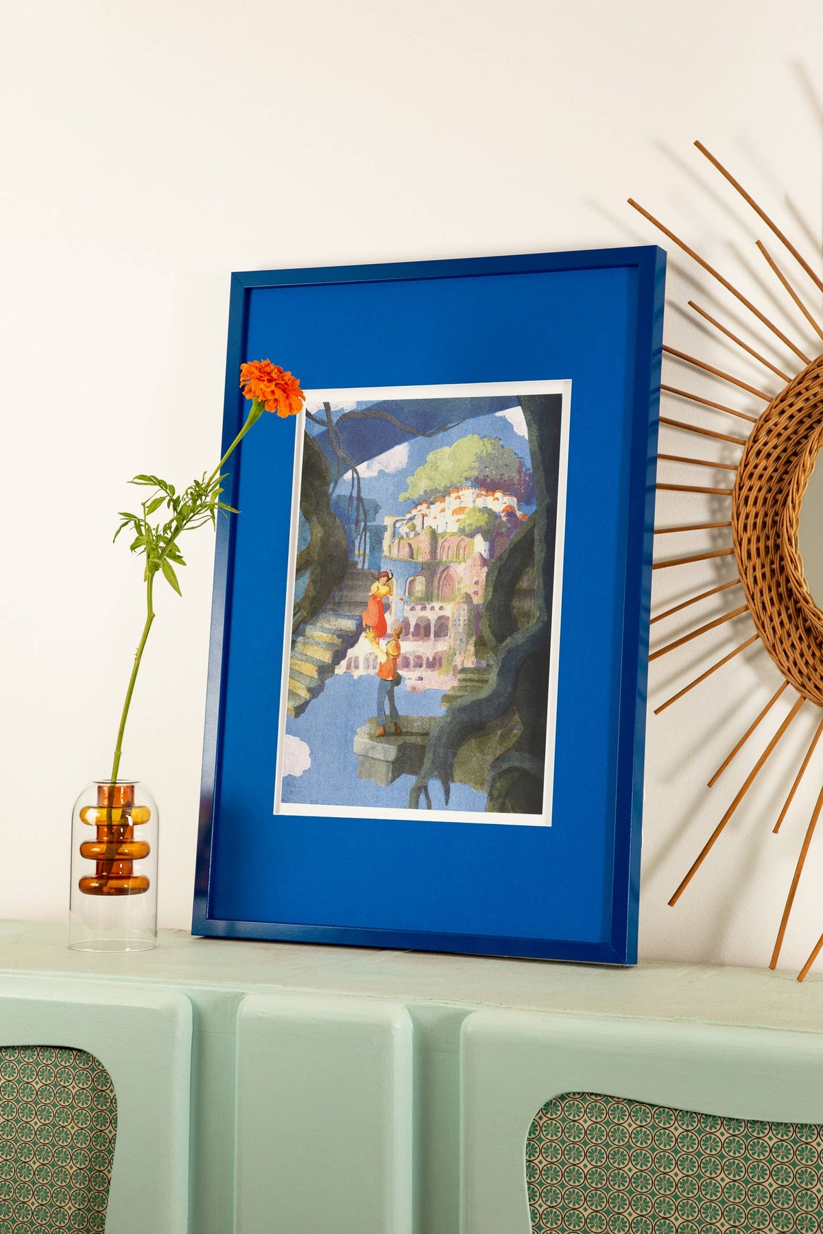 KIBLIND Atelier - CASTLE IN THE SKY Hifumiyo (A3 Print)