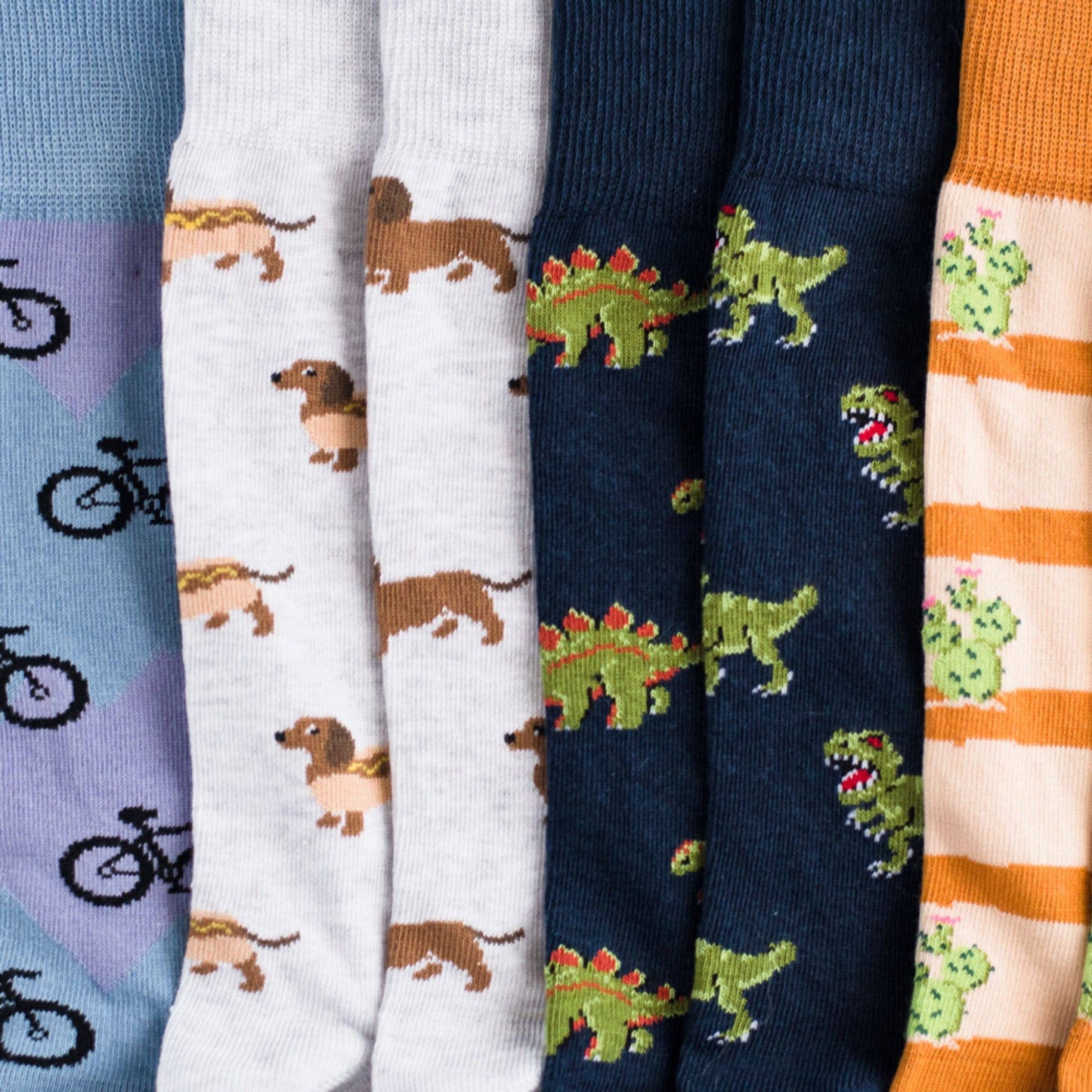 Friday Sock Co. - Men's Socks | Green Dinosaurs