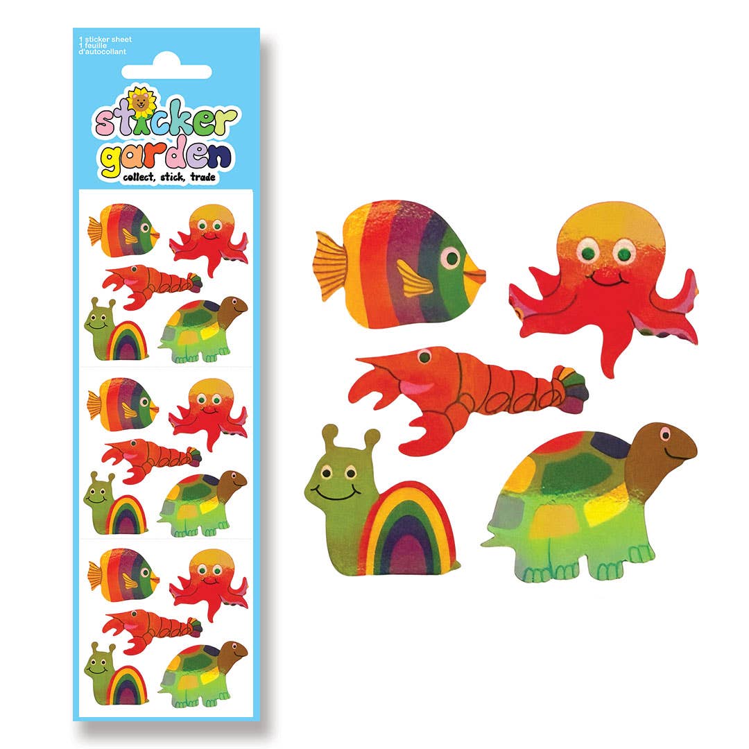Sticker Garden - Pearl Sealife Stickers