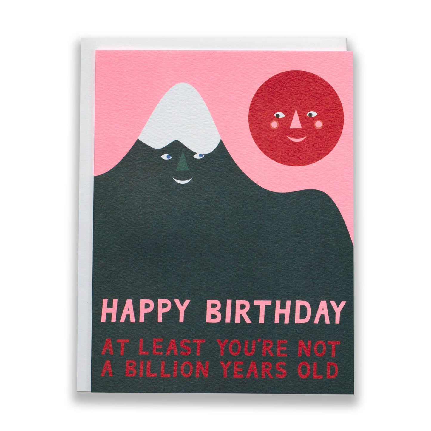 Banquet Workshop - Billion Year Birthday Mountain Note Card