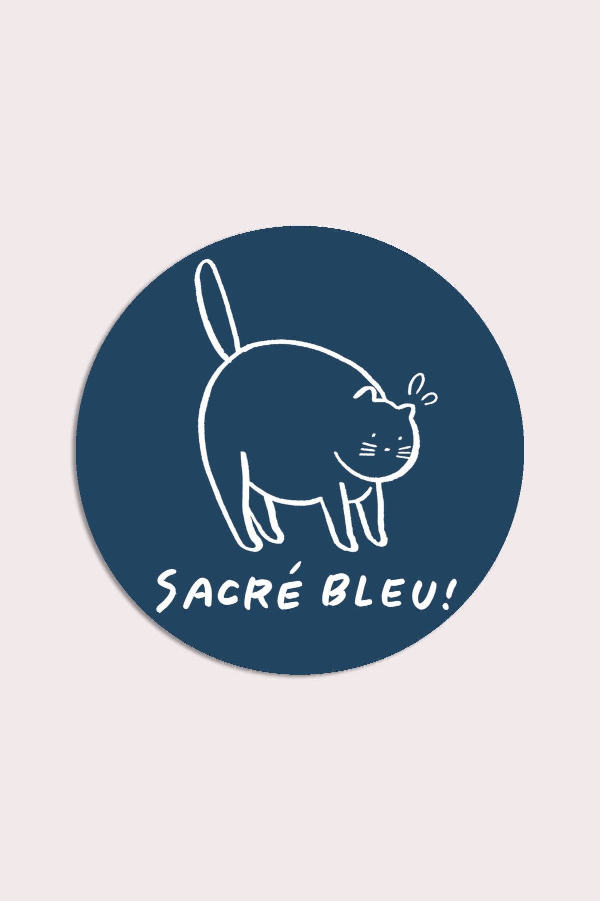 Stay Home Club - SACRÉ BLEU Sticker