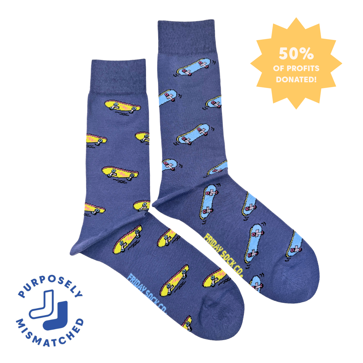 Friday Sock Co. - Men's Skateboarding This Did Good  Socks
