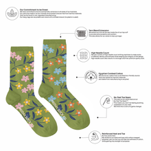 Friday Sock Co. - Women's Flower Vine Socks