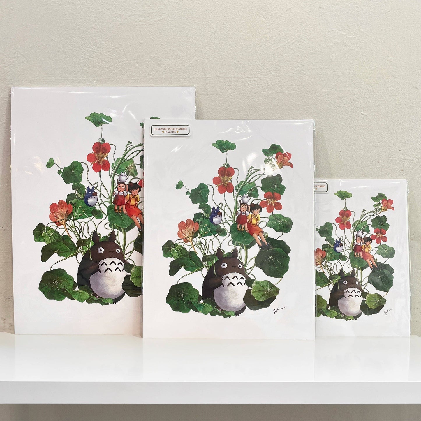 Clever Clippings - Ghibli Inspired: Totoro - Whispers of Adventure (8" X 10")
