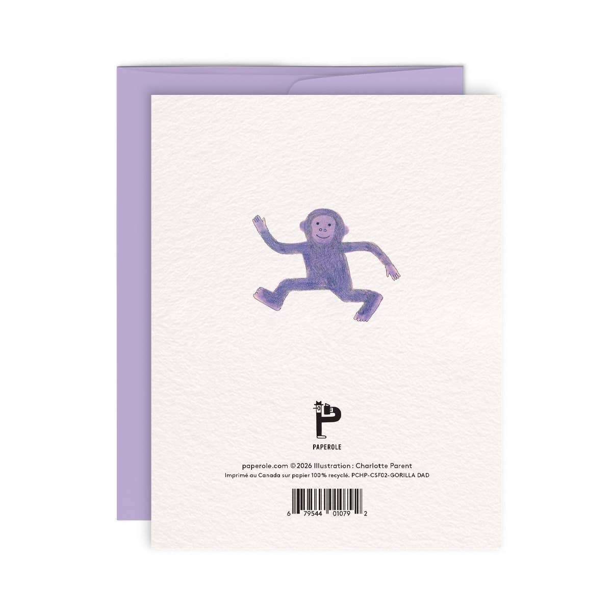 Paperole - GORILLA DAD Greeting Card