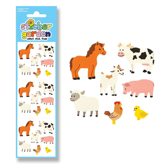Sticker Garden - Classic Farm Animals Stickers