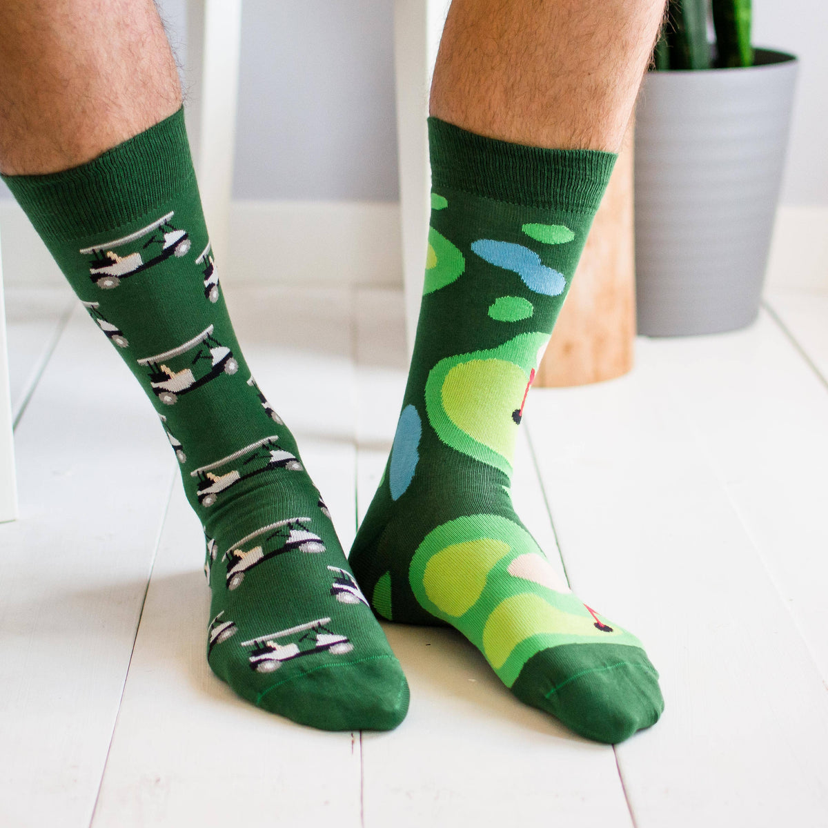 Friday Sock Co. - Men's Golf & Golf Cart Mid-Calf Socks