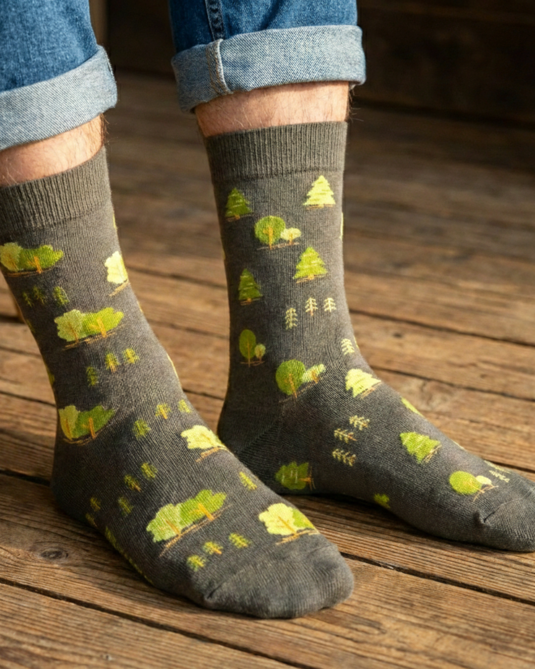 Friday Sock Co. - Men's Trees This Did Good Socks