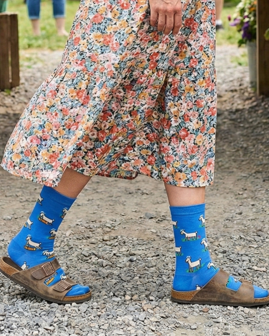 Friday Sock Co. - Women's Goats This Did Good Crew Socks