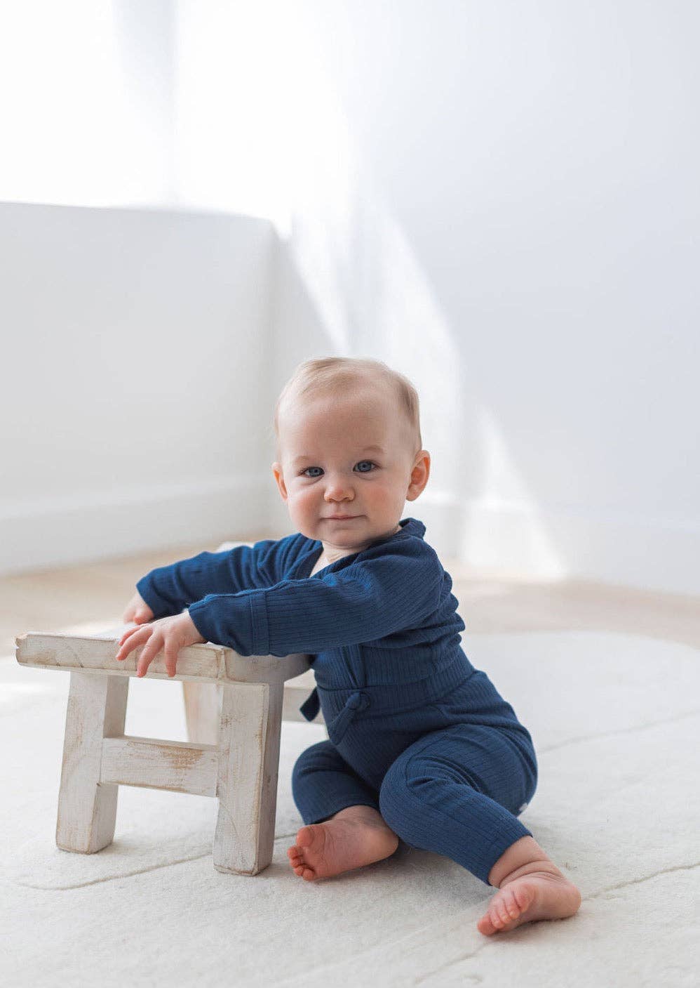 Mila & Co. - Ribbed Bodysuit | Navy