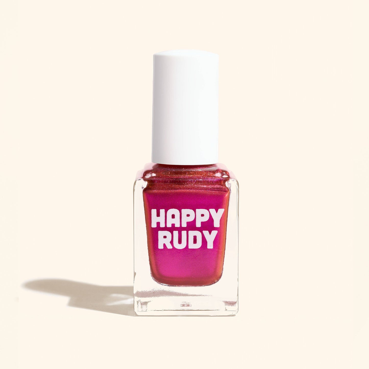 Happy Rudy - Stolen Kiss | Vegan Nail Polish | Pink Metallic | Chrome