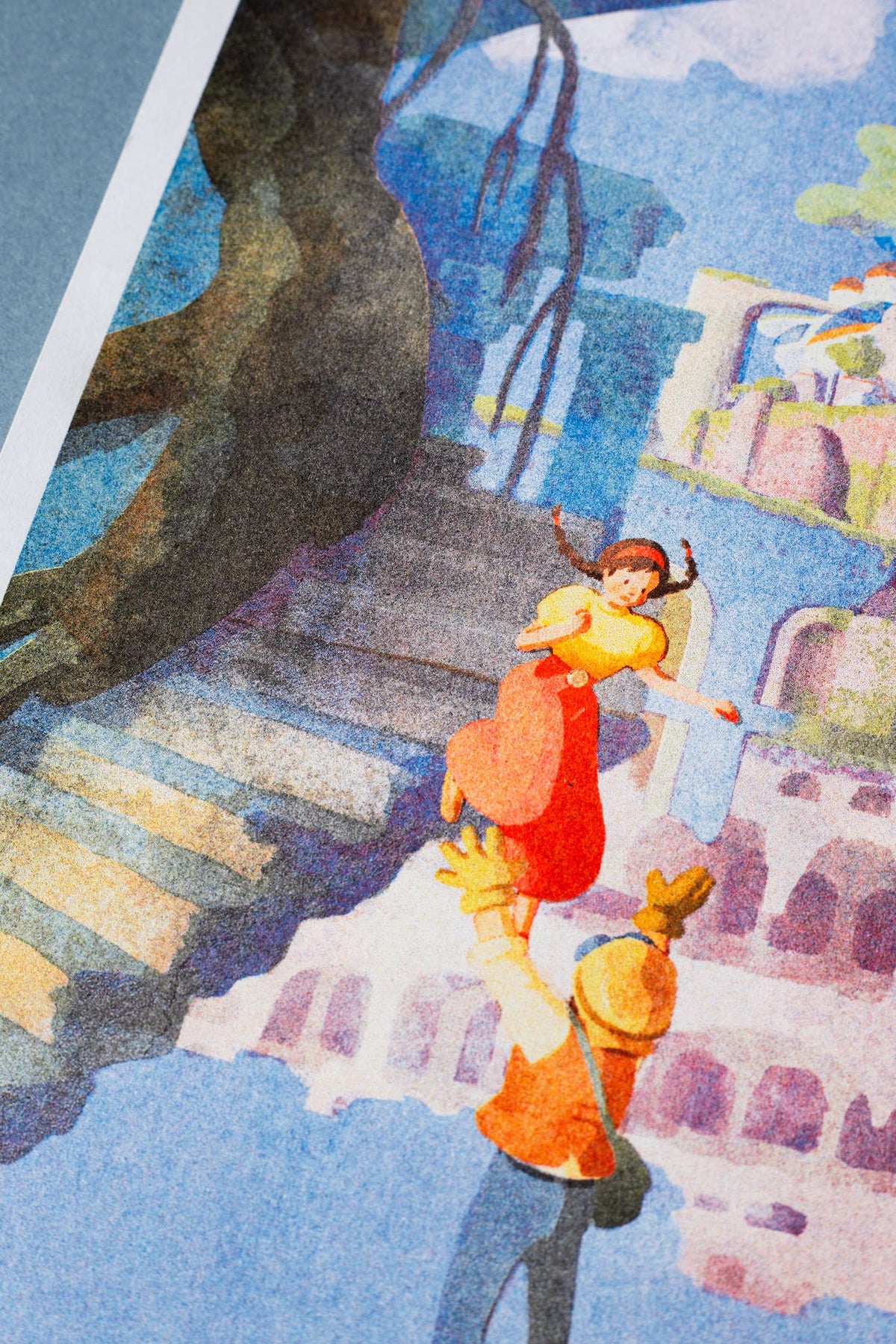 KIBLIND Atelier - CASTLE IN THE SKY Hifumiyo (A3 Print)