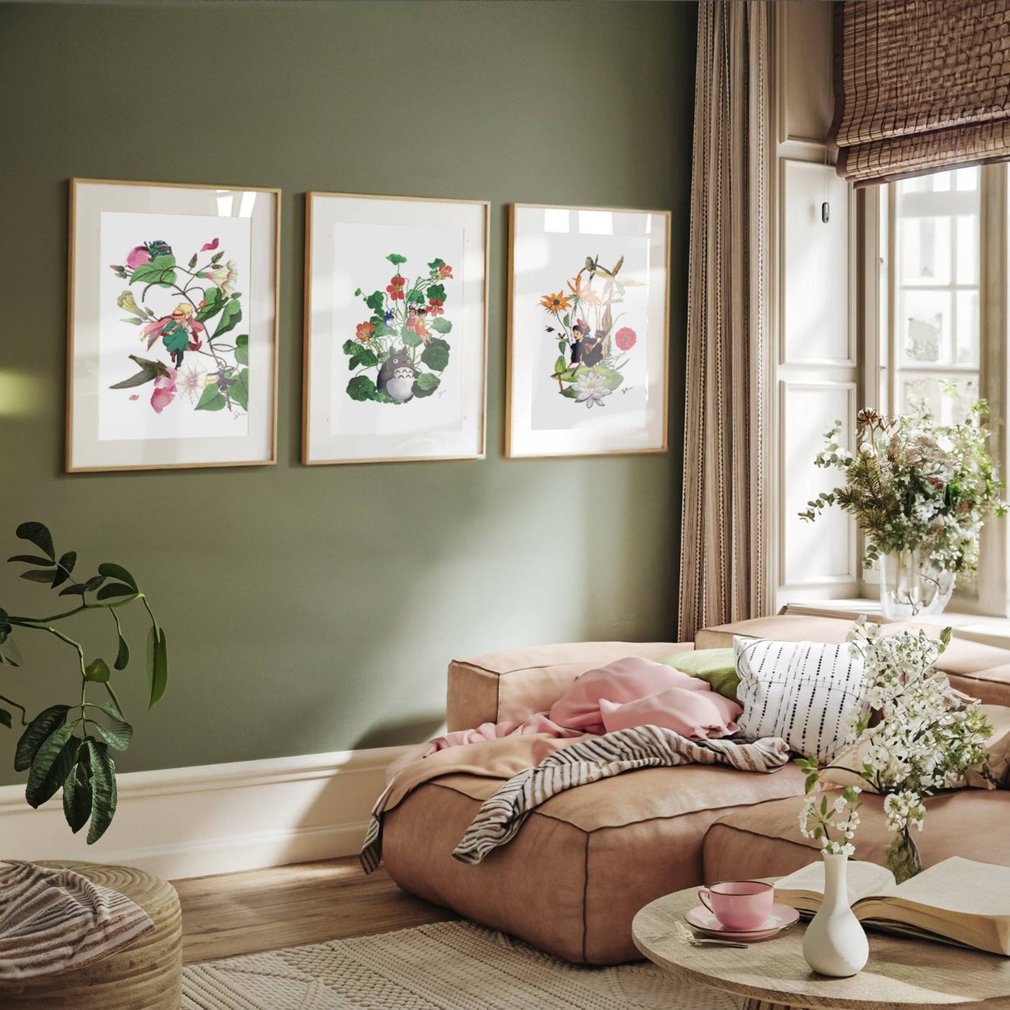 Clever Clippings - Ghibli Inspired: Howl & Sophie - What if You Fly (12" X 16")