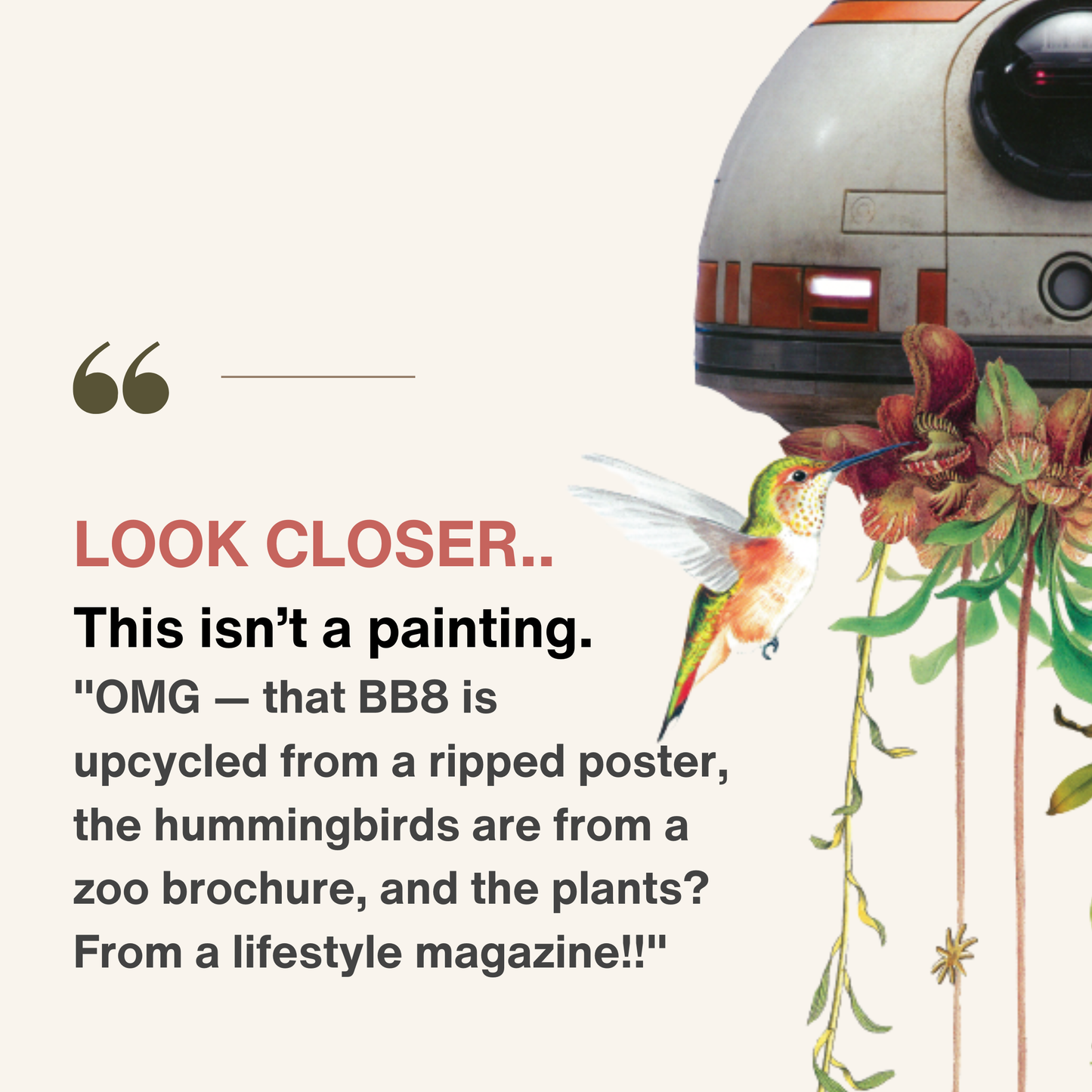 Clever Clippings - Star Wars inspired: BB8 - Underwater Discoveries (8"x10")