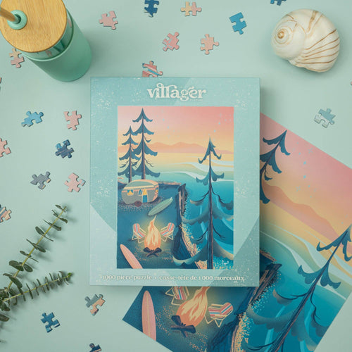 Villager Puzzles - Coastal Camping (1000-Pieces)