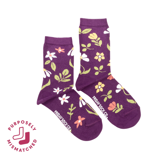 Friday Sock Co. - Women's Modern Garden Crew Socks