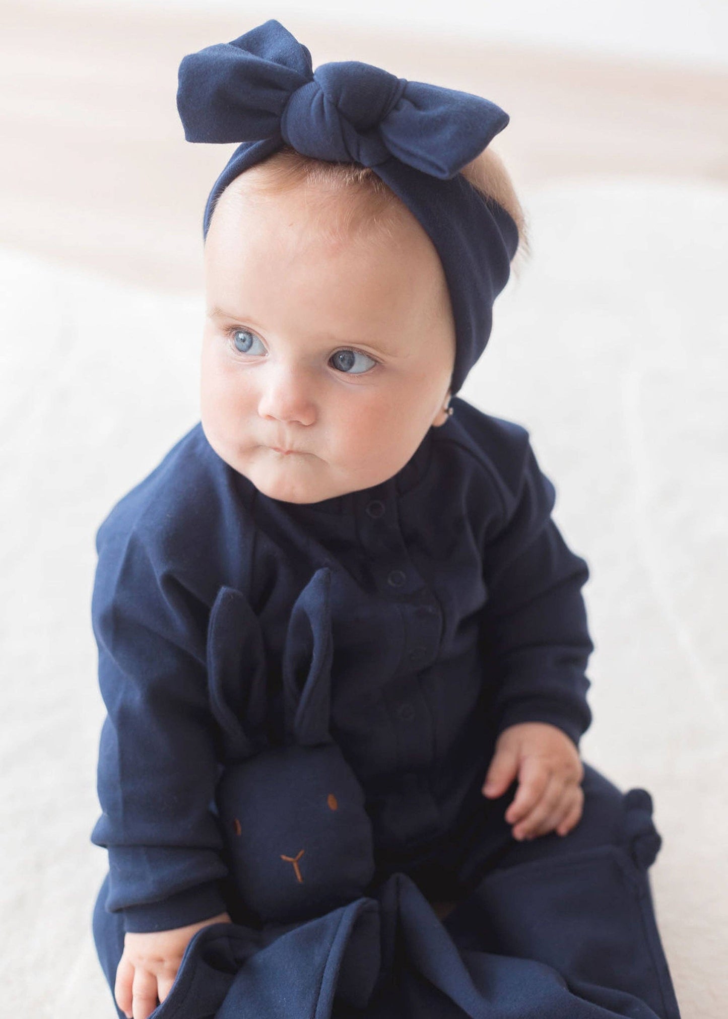 Mila & Co. - Brushed Bunny Lovey | Deep Blue