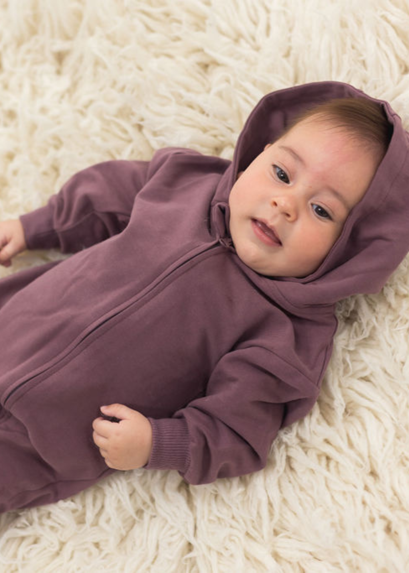Mila & Co. - Hoodie Romper | Plum