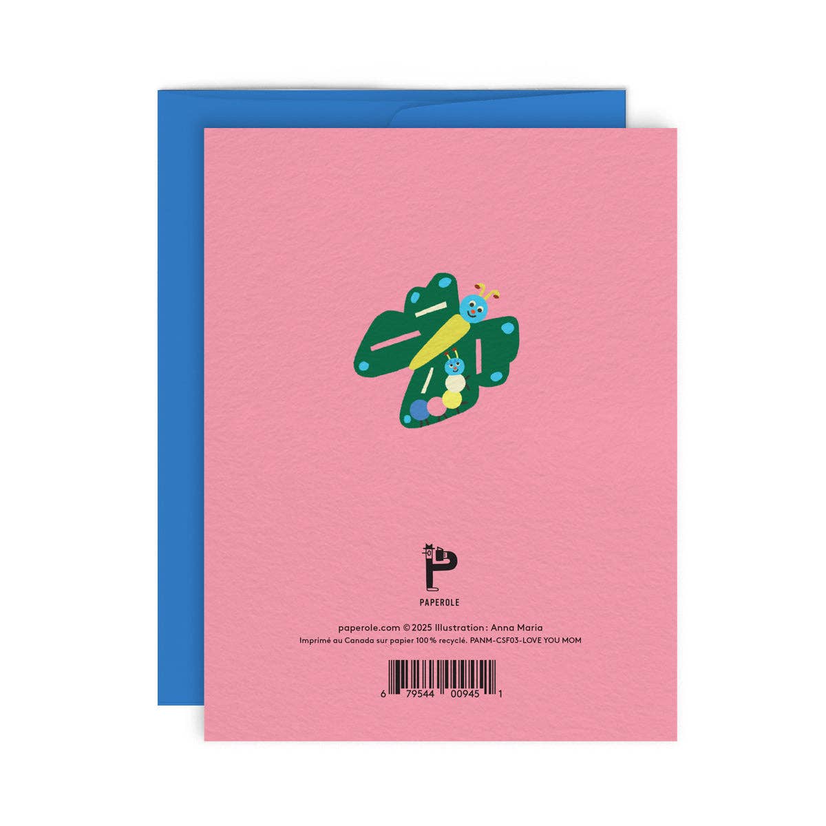 Paperole - LOVE YOU MOM Greeting Card