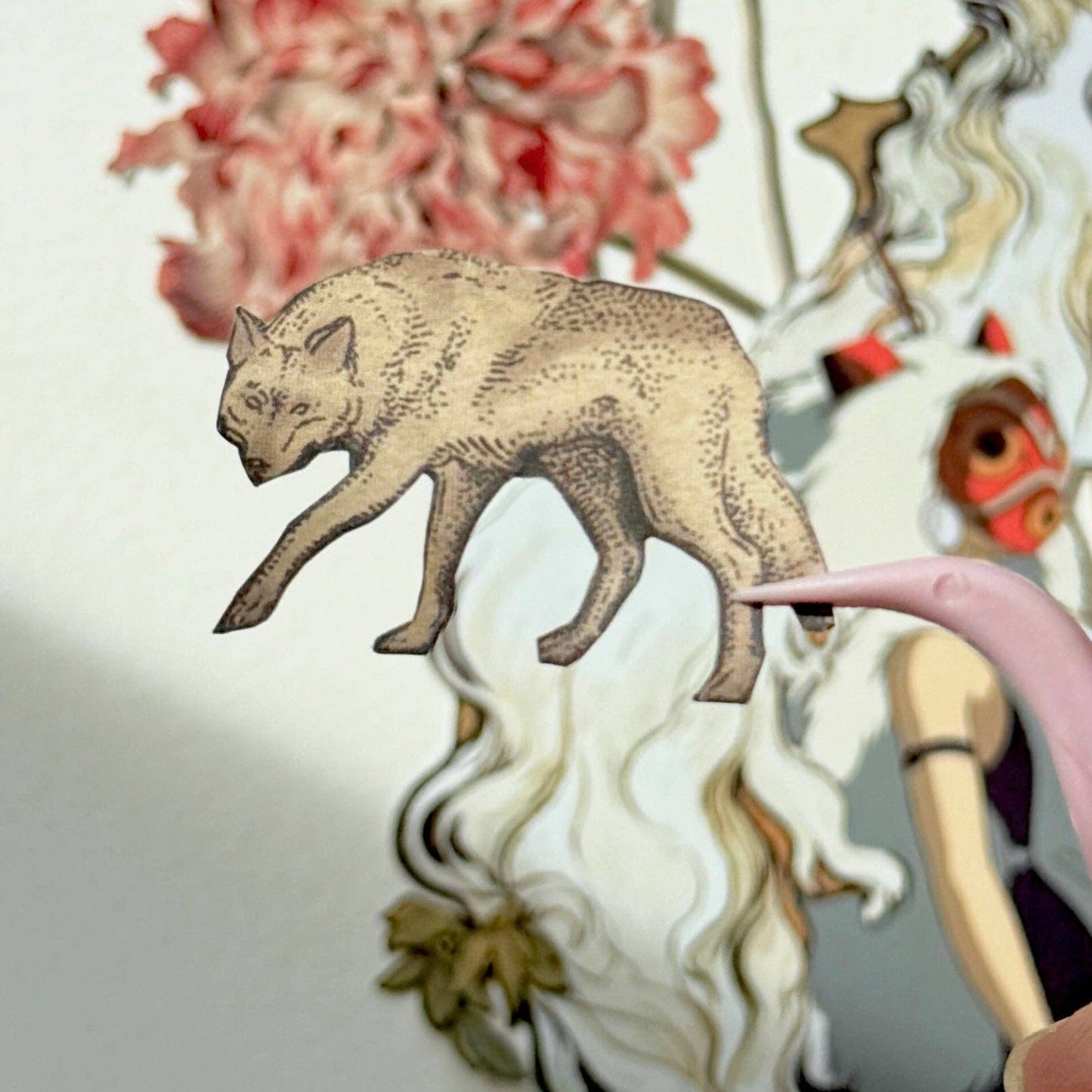 Clever Clippings - Ghibli inspired: Princess Mononoke - Fierce and Free (12"x16")