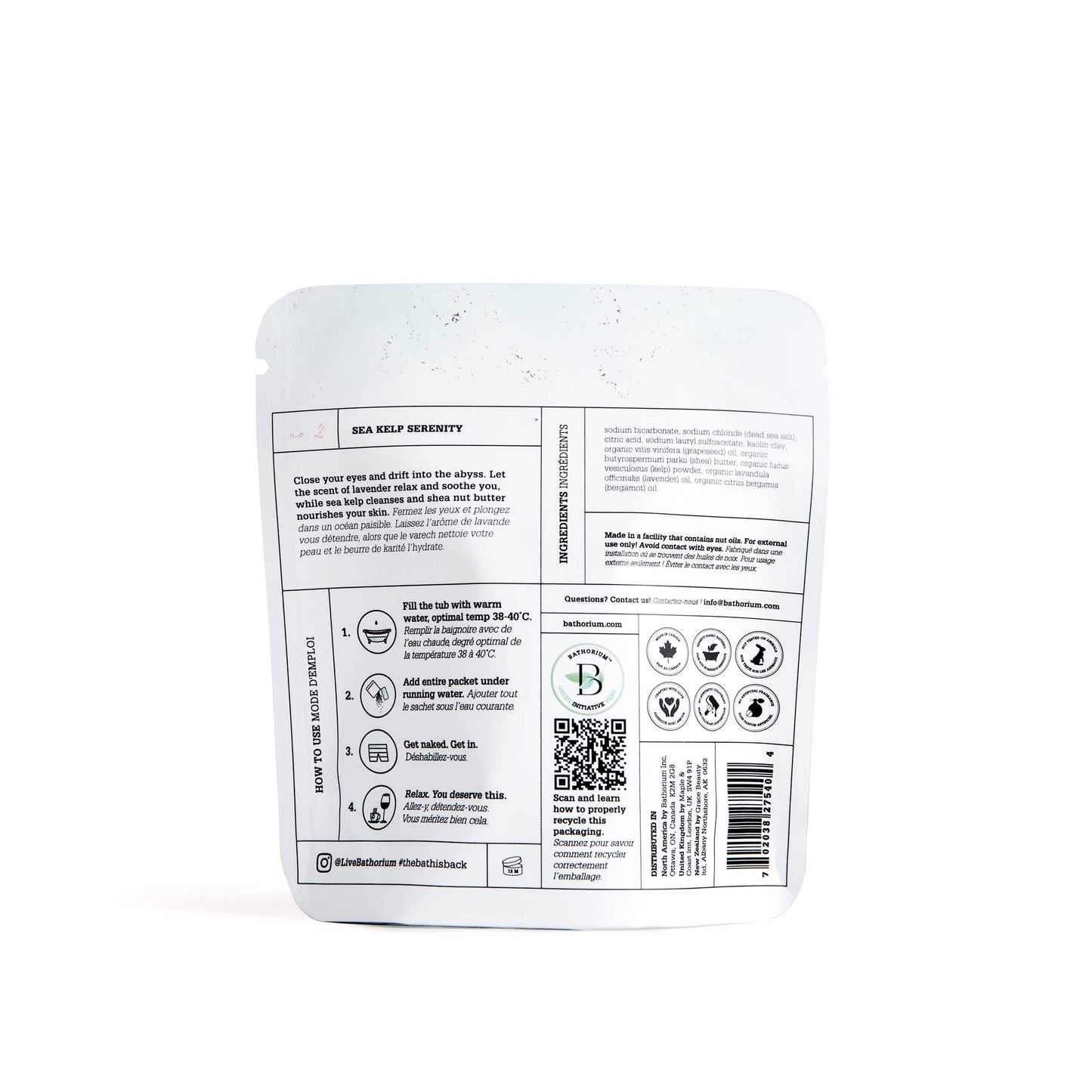 Bathorium - Sea Kelp Serenity Crush Bath Soak (120g)