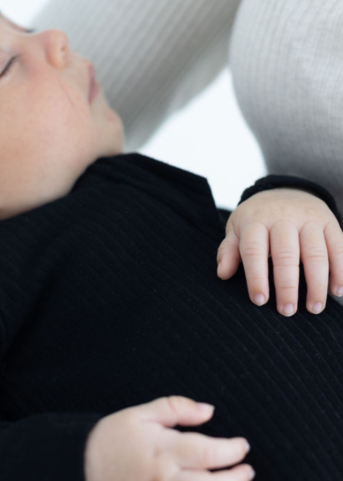 Mila & Co. - Ribbed Footie | Black