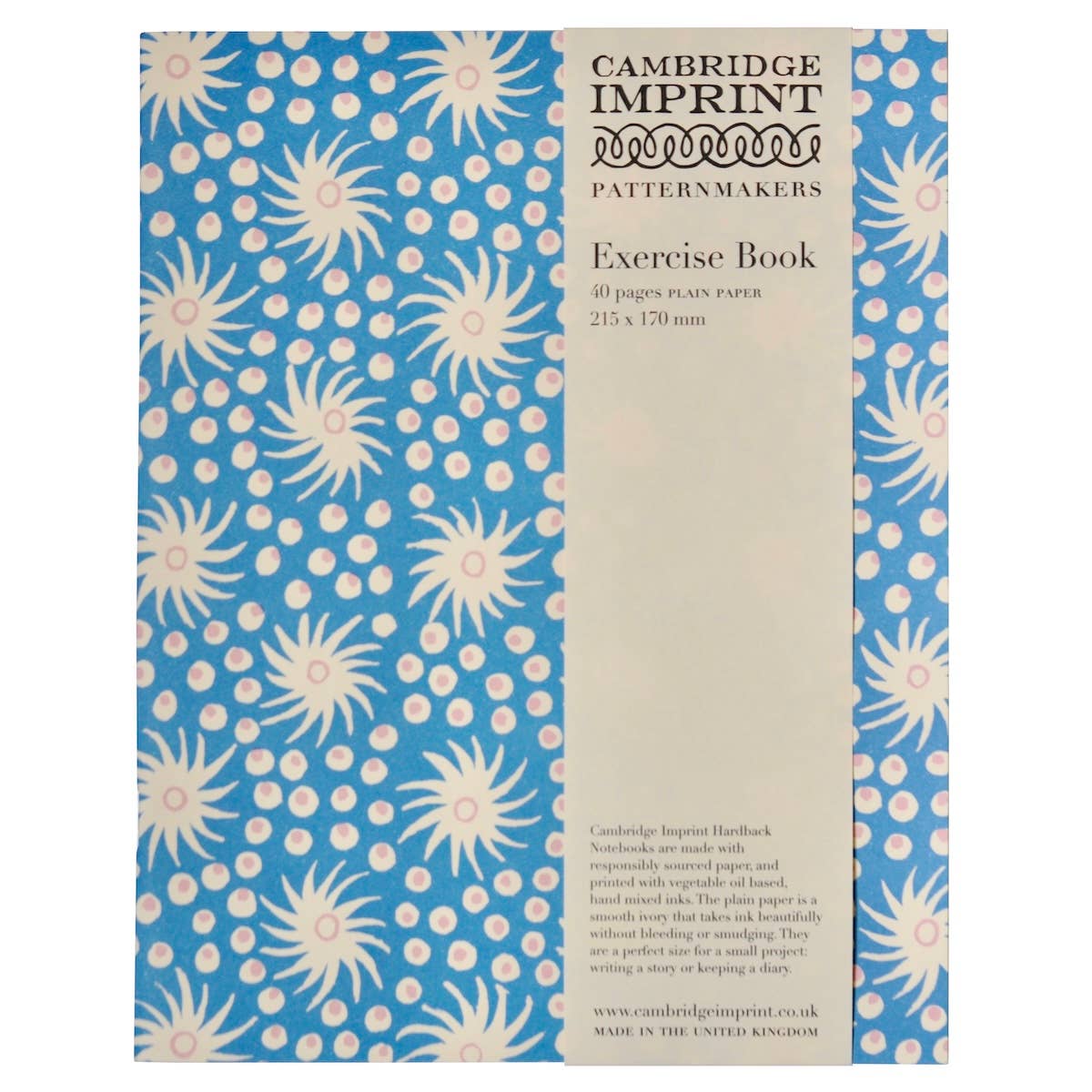 Cambridge Imprint - Exercise Book Milky Way Blue and Old Red