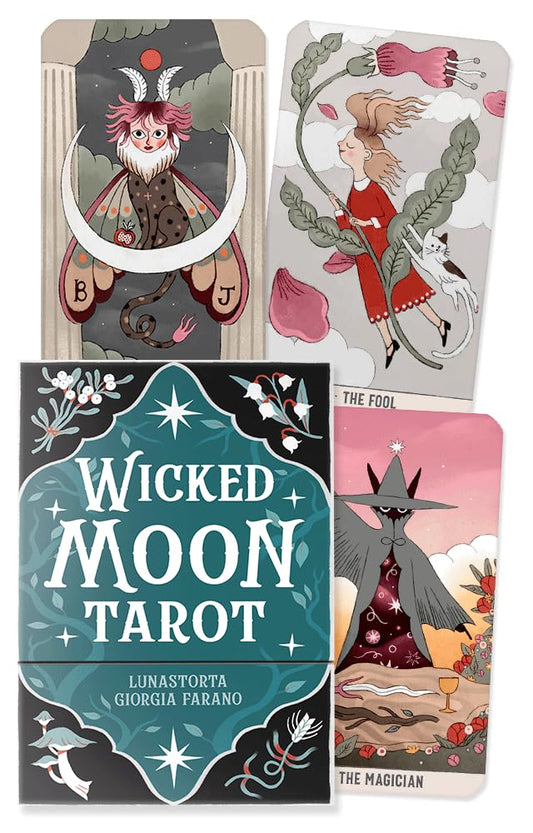 WICKED MOON TAROT - 78 Cards w/ Book