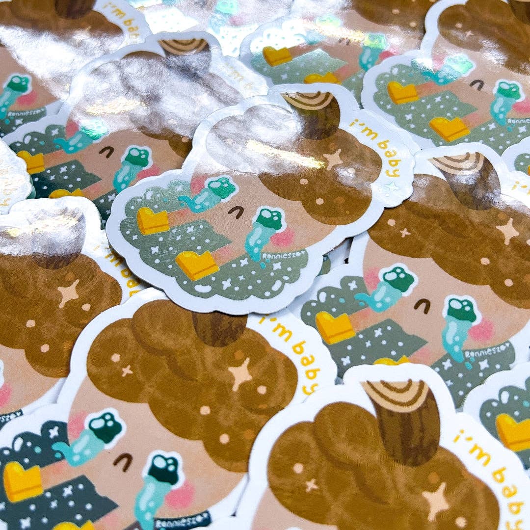 RonnieSzo Art - I'M BABY Sticker