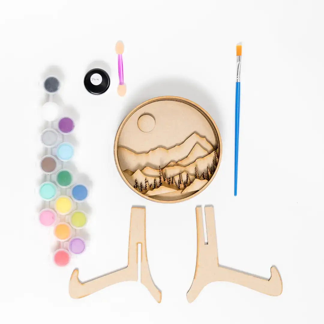 Our Little Makery - Cozy Cottage Shadow Box Kit