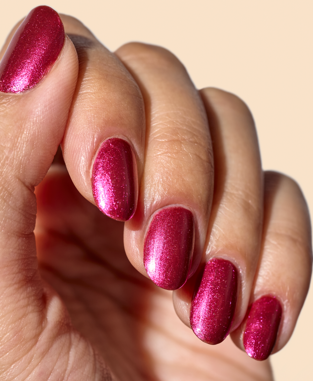 Happy Rudy - Stolen Kiss | Vegan Nail Polish | Pink Metallic | Chrome
